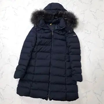 새상품급 03 사이즈 TATRAS 인기 라비아나 다운 코트 퍼 네이비