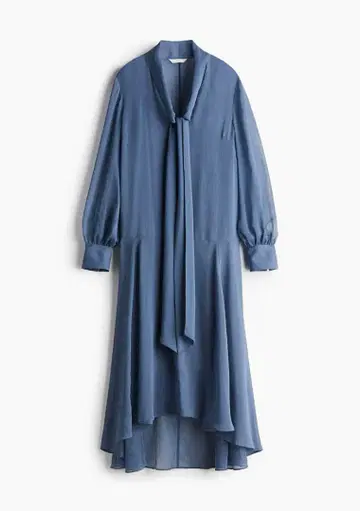 H&M 리본 타이 시어 원피스 사이즈 L