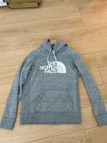 THE NORTH FACE 그레이 후드 부착 후드티