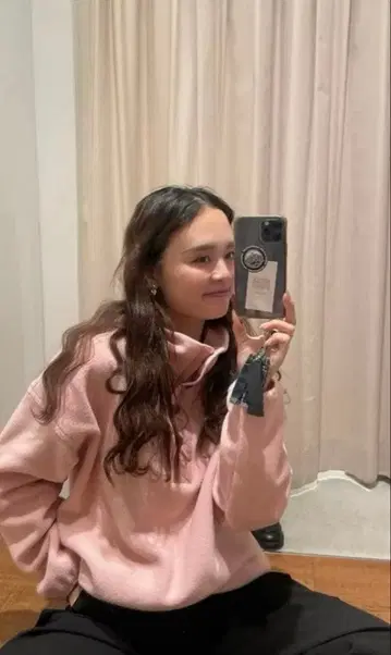 ungrid 핑크 플리스