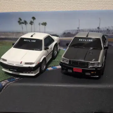 [ 새상품급 ] 드라이브타운 스카이라인 R30 철가면 2대 세트