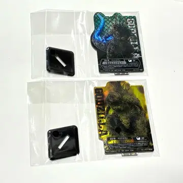 미개봉 고질라 제일복권 F상 아크릴 스탠드 2개 세트