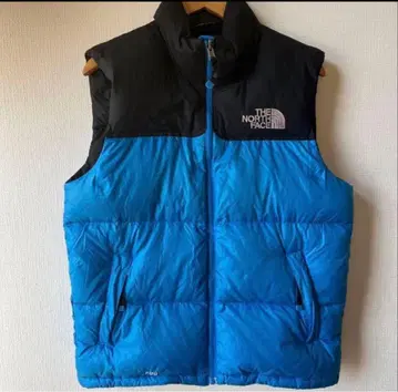 THE NORTH FACE 다운 베스트 파랑 블랙 남성용