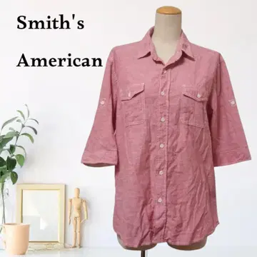 zB492 [ M ] Smith's American 워크 테이스트 셔츠