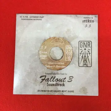 Fallout 3 Soundtrack 사운드트랙 CD
