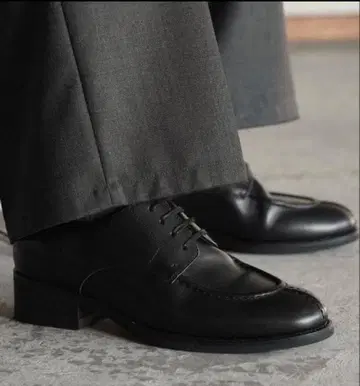 COW LEATHER U-TIP DERBY