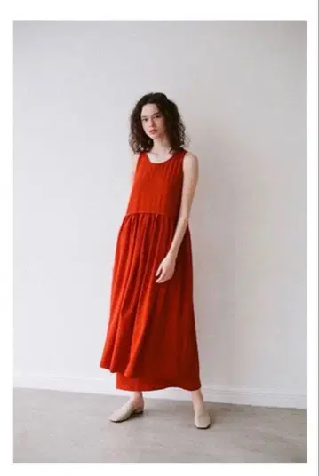 CLANE 스커트 레이어 코쿤 원피스 클라네 슬리브리스