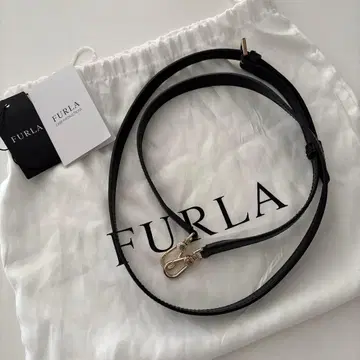 블랙 가죽 숄더 스트랩