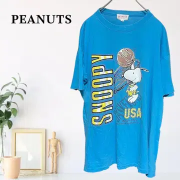 zB541 [ L ] PEANUTS 티셔츠 스누피 빈티지