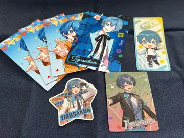 앰프턱컬러즈 치구사군 카드, 씰 등 세트 7매