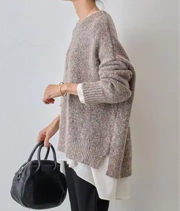 [beardsley] 믹스 니트 풀오버 SIZEF