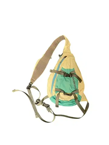 파타고니아 슬링백 베이지/터콰이즈