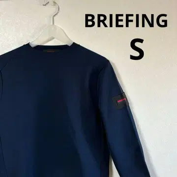 BRIEFING 밀라노 리브 절개 니트 스웨터 나노 유니버스 별주 S