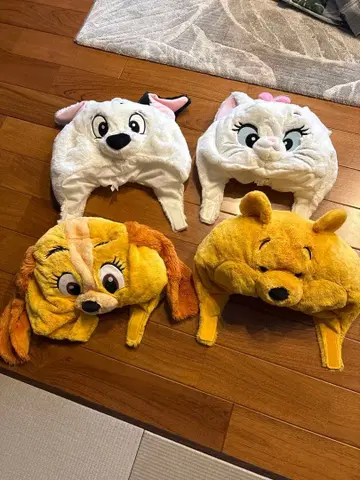 Disney 캐릭터 모자 세트