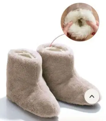 [ 새상품 ] 롱 양모 룸슈즈 통판생활 L 사이즈