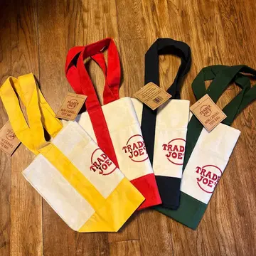 트레이더 조스 미니 토트백 4색 세트