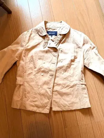 MACPHEE 베이지 더블 브레스트 자켓 38