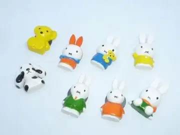 E 레어품 미사용품 Miffy 미피 미니 피규어 마그넷 x 8종