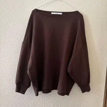 프레임워크 보트넥 와이드 풀오버