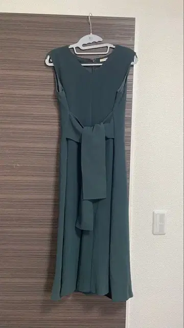 M-premier BLACK 허리 리본 원피스 36