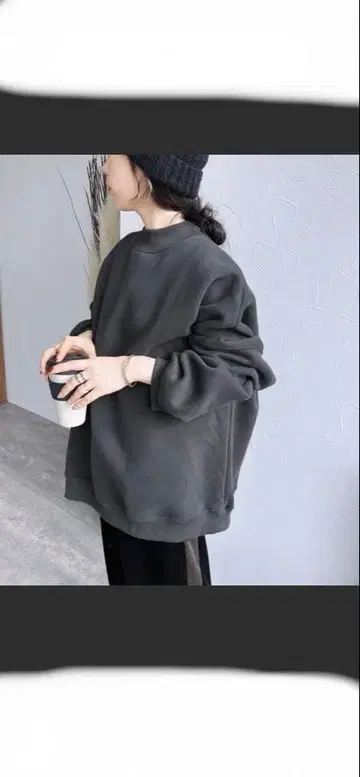 reca 오버 사이즈 맨투맨