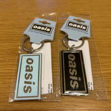 oasis 오아시스 메탈 로고 공식 키링