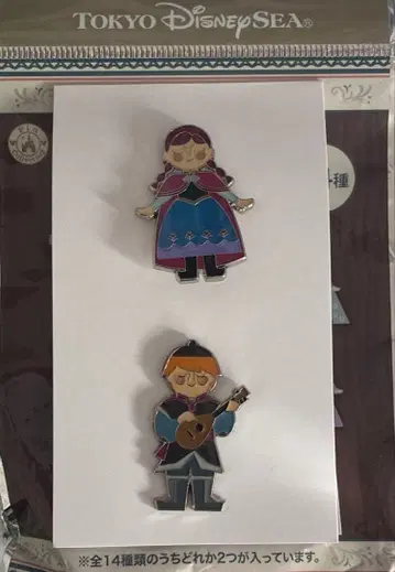 디즈니 겨울왕국 핀 배지 세트