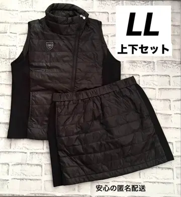 골프웨어 여성용 방한 퀼팅 상하의 세트