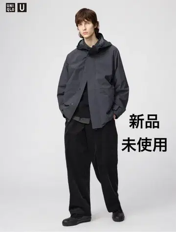 유니클로 u 코듀로이 유틸리티 팬츠 블랙 미사용 새상품 M
