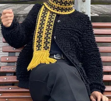 22AW ERNEST W. BAKER 블랙 가디건