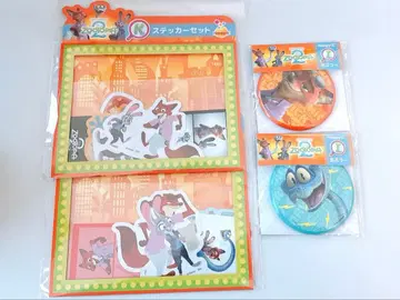 주토피아2 해피 복권 I상 캔 거울 & K상 스티커 세트 4점 세트