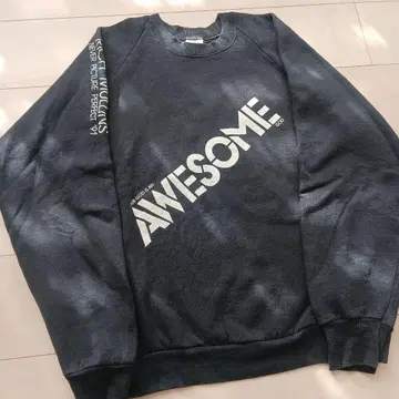 FRUIT OF THE LOOM 블랙 맨투맨 L