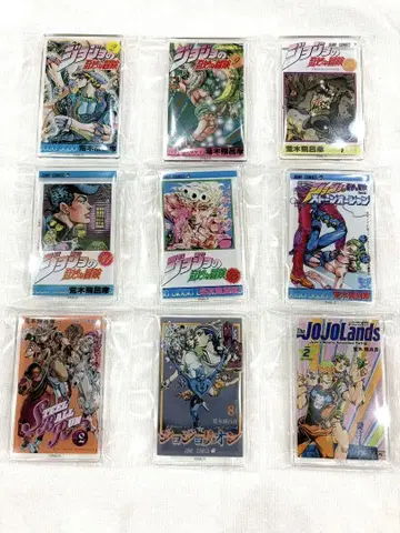 죠죠 월드 한정판 코믹스 표지풍 아크릴 마그넷 컴플리트