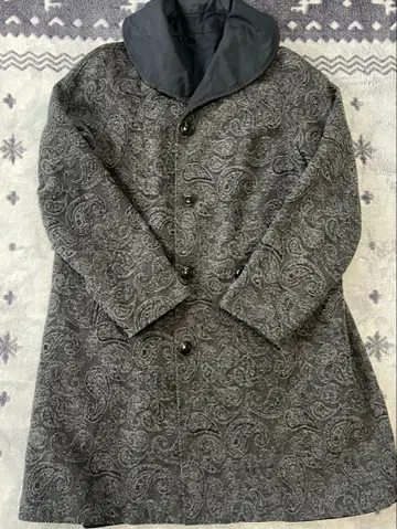 BEAMS BOY 페이즐리 무늬 코트 리버서블