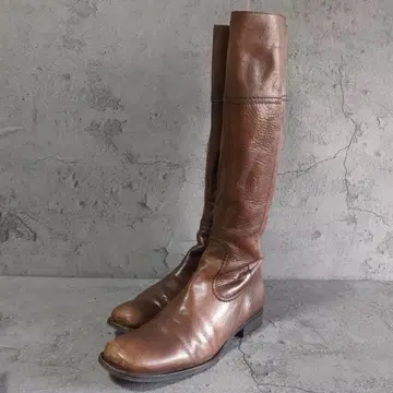 [ cava cava ] 사바사바 (24.0) 가죽 롱부츠