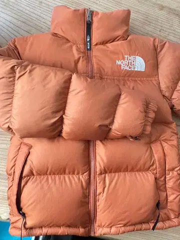 THE NORTH FACE 다운 자켓 오렌지