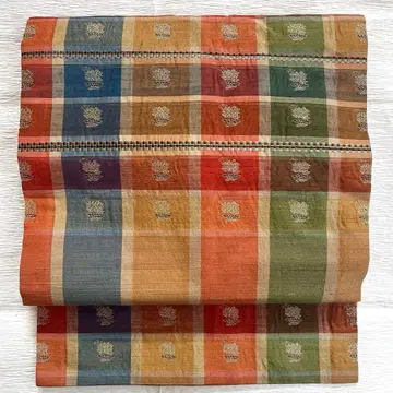 순수 실크, 안목 있는 사람을 위한 사라사 패턴 나고야 오비