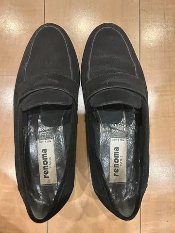 renoma 스웨이드 로퍼 24cm