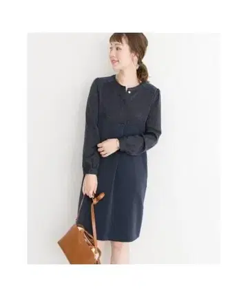 URBAN RESEARCH ROSSO/스웨이드 이소재 원피스