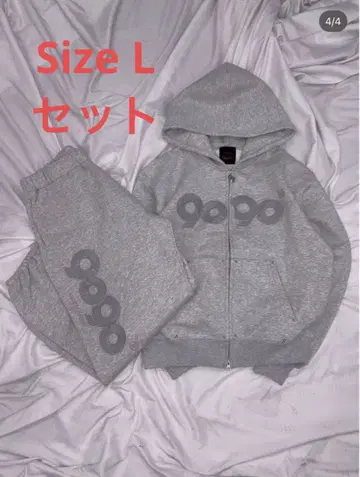 그레이 후드 부착 셋업 L 사이즈