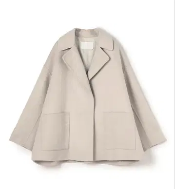 Ballsey 프리미엄 울 리버 오픈 카라 숏코트 34