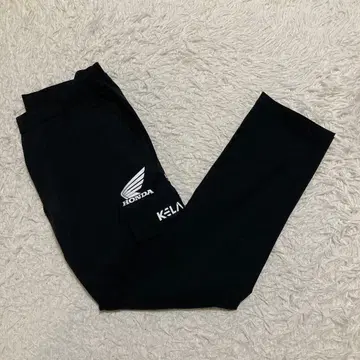 혼다 슬랙스 팬츠 카고 작업복 바이크 의류 로고 블랙