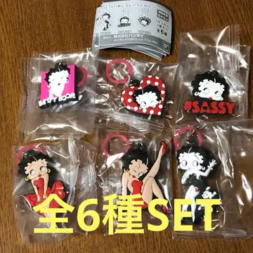 베티짱 BETTY BOOP 통통 메지루시 액세서리 전 6종 SET