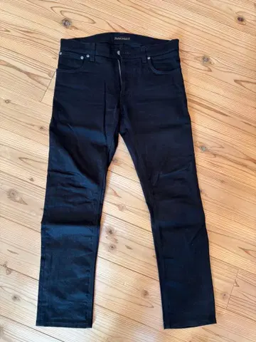 누디진 씬핀 에버블랙 W32