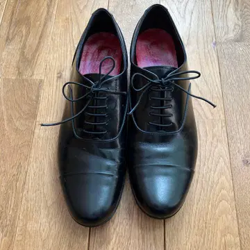 chausser 블랙 레이스업 슈즈 40