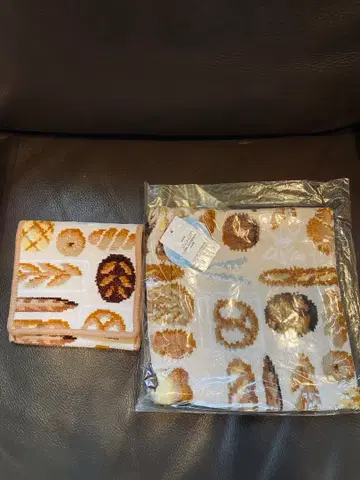 페이러 러브러리 빵 패턴 복조리와 손수건 파우치(^ ^)