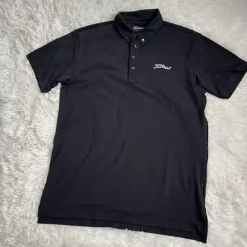 Titleist 타이틀리스트 반팔 피케 셔츠 골프웨어 블랙 L