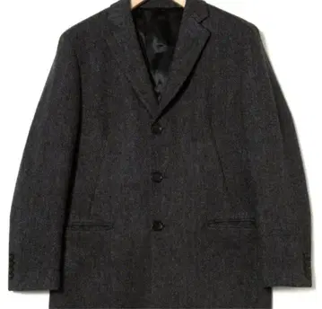 다크 그레이 체스터 코트 이탈리아제