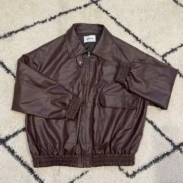 nemne store 인조 가죽 스탠드 블루종