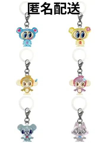 [새상품] 나루미야 캐릭터즈 메지루시 액세서리 6개 세트